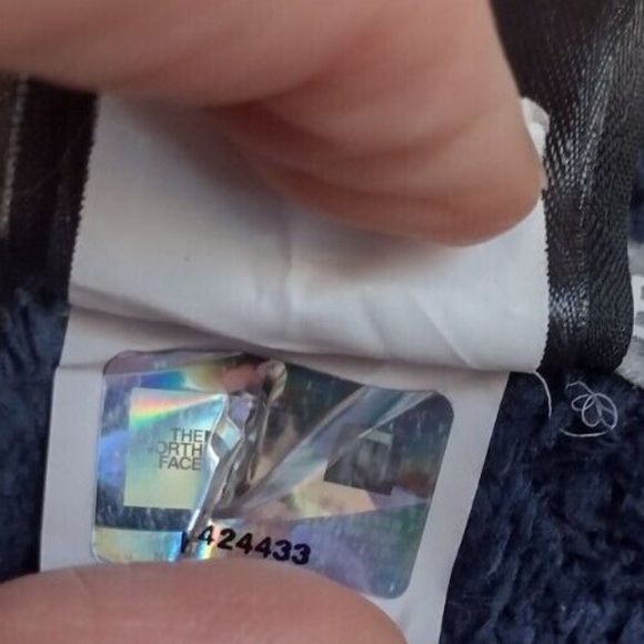 Girl's North Face Blue Fluffy Fleece Jacket Large Age 14 15 16 Year's Ladies XS - Picture 7 of 7